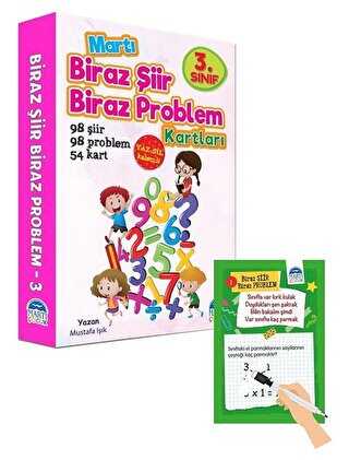 3. S�n�f Biraz �iir Biraz Problem Kartlar� - Yaz Sil Kalemli