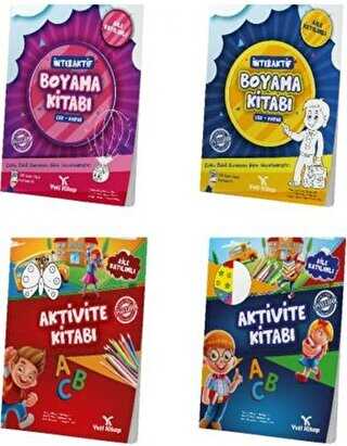 4-6 Ya Okul ncesi Aktivite Seti 4 Kitap