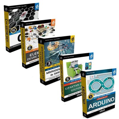 Arduino E�itim Seti 3-5 Kitap Tak�m