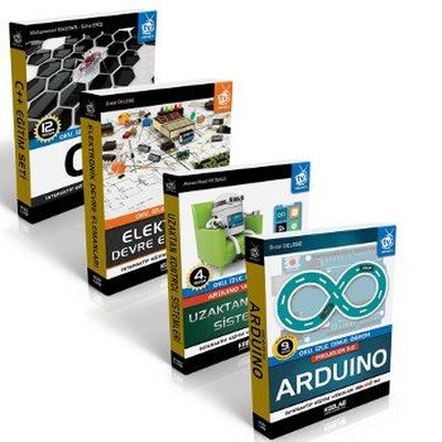 Arduino E�itim Seti 4 Kitap Tak�m