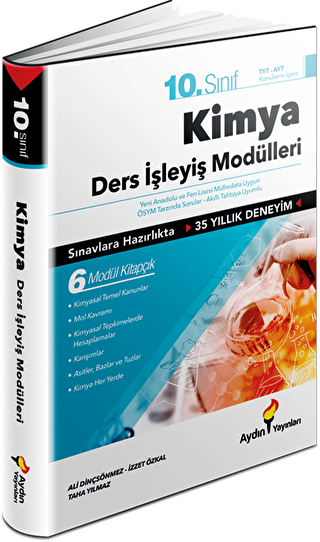 Ayd�n Yay�nlar� 10. S�n�f Kimya Ders ��leyi� Mod�lleri