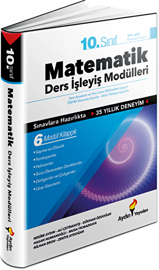 Ayd�n Yay�nlar� 10. S�n�f Matematik Ders ��leyi� Mod�lleri