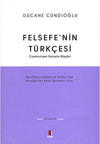 Felsefenin Trkesi