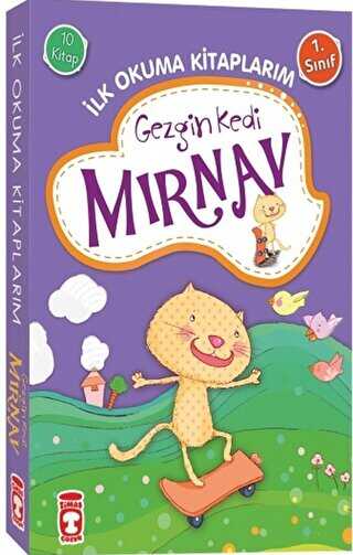 Gezgin Kedi M�rnav - �lk Okuma Kitaplar�m Set 10 Kitap Tak�m
