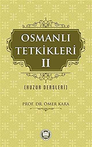 Osmanl� Tetkikleri - 2