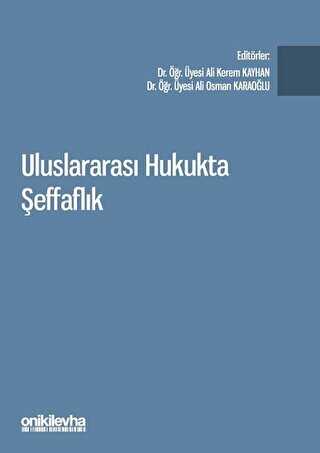 Uluslararas� Hukukta �effafl�k