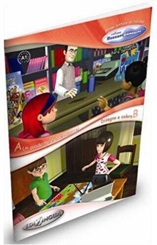 Un Quaderno e Due Matite - Disegno e Coloro �talyanca Okuma Kitab� 6-11 Ya� Temel SeviyeA1